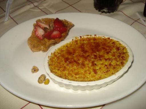 Pistachio Crème Brulee