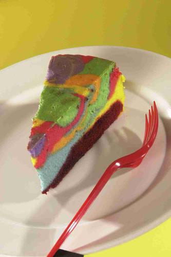 Tie Dyed Cheesecake