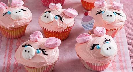 Miss Piggy Cupcakes