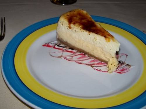Crème Brulee Cheesecake from Disney Cruise Lines