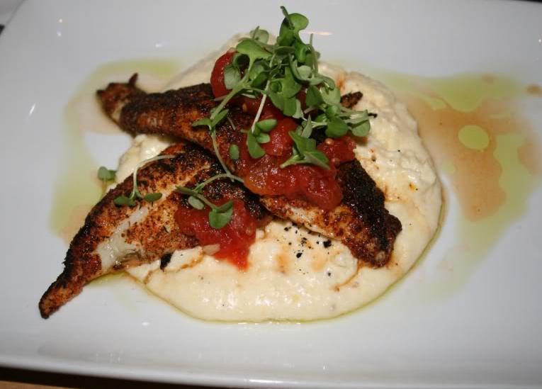 Blackened Catfish with Grits