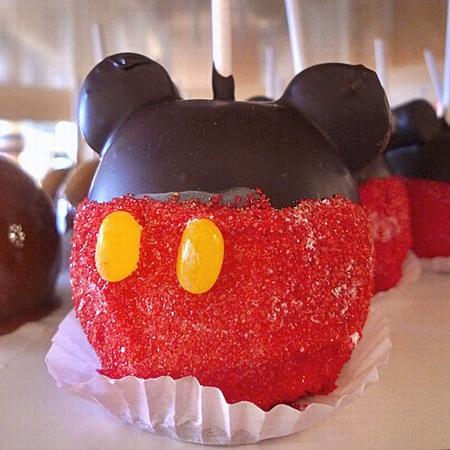 Mickey Mouse Caramel Apple