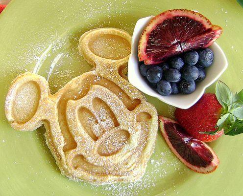 Mickey Mouse Waffles