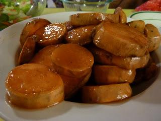 Root Beer Bourbon Sweet Potatoes