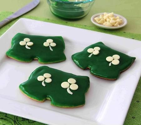 Mickey Mouse Shamrock Shorts Cookies