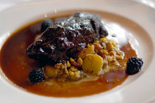 Cabernet Blackberry Braised Prime Beef Short Ribs