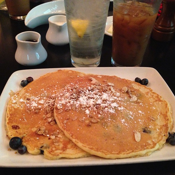 Blueberry Orange Granola Pancakes