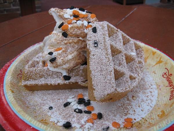 Spiced Pumpkin Waffle