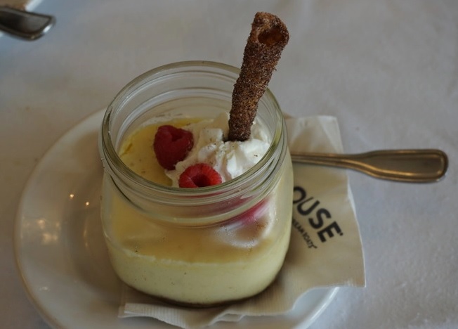 key lime pie in a mason jar