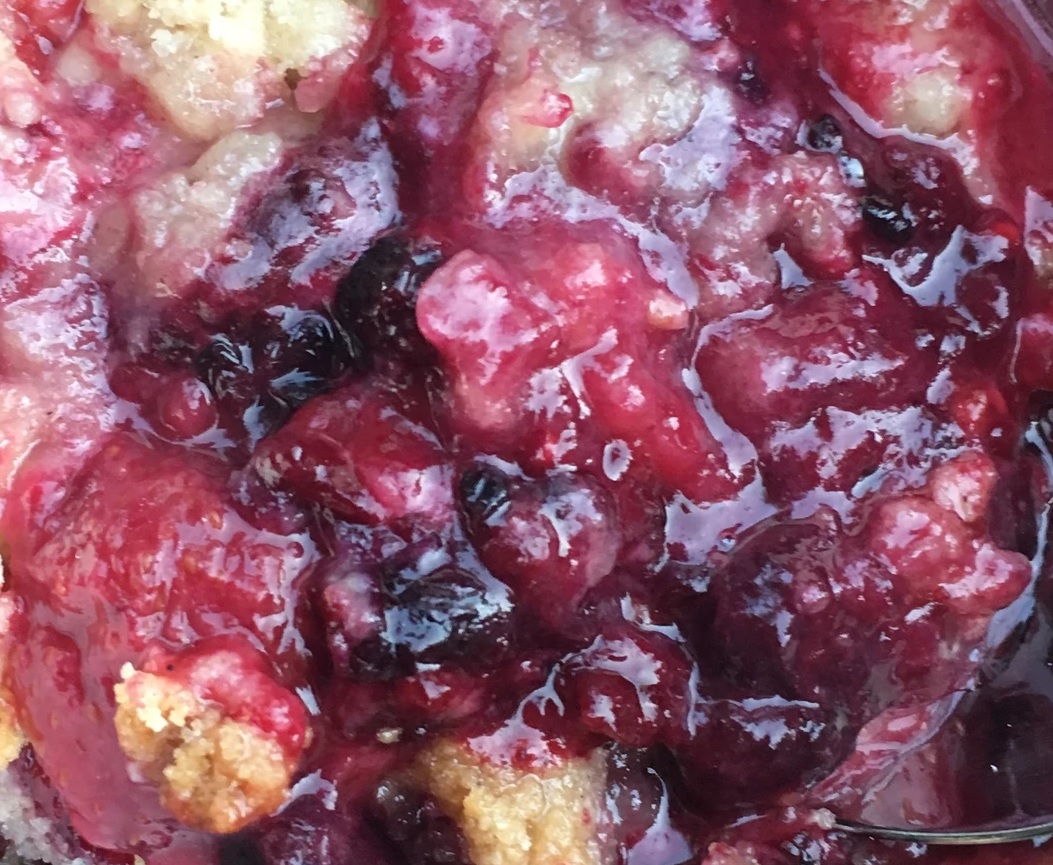 Wine Country Wild Berry Cobbler