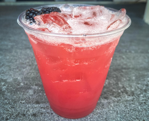Blackberry Moonshine Sour